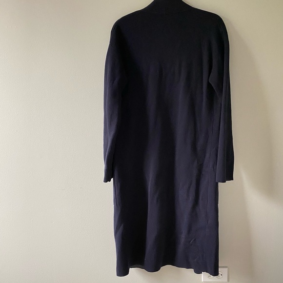 EUC Aritzia Lance long navy wool blend cardigan - Picture 10 of 13